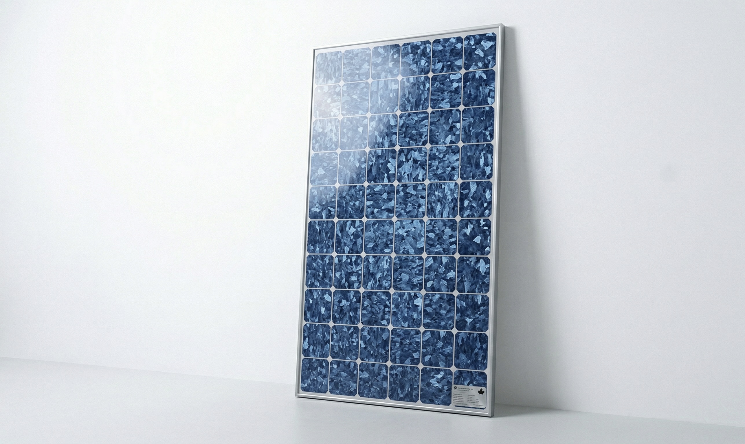 Polycrystalline solar panel